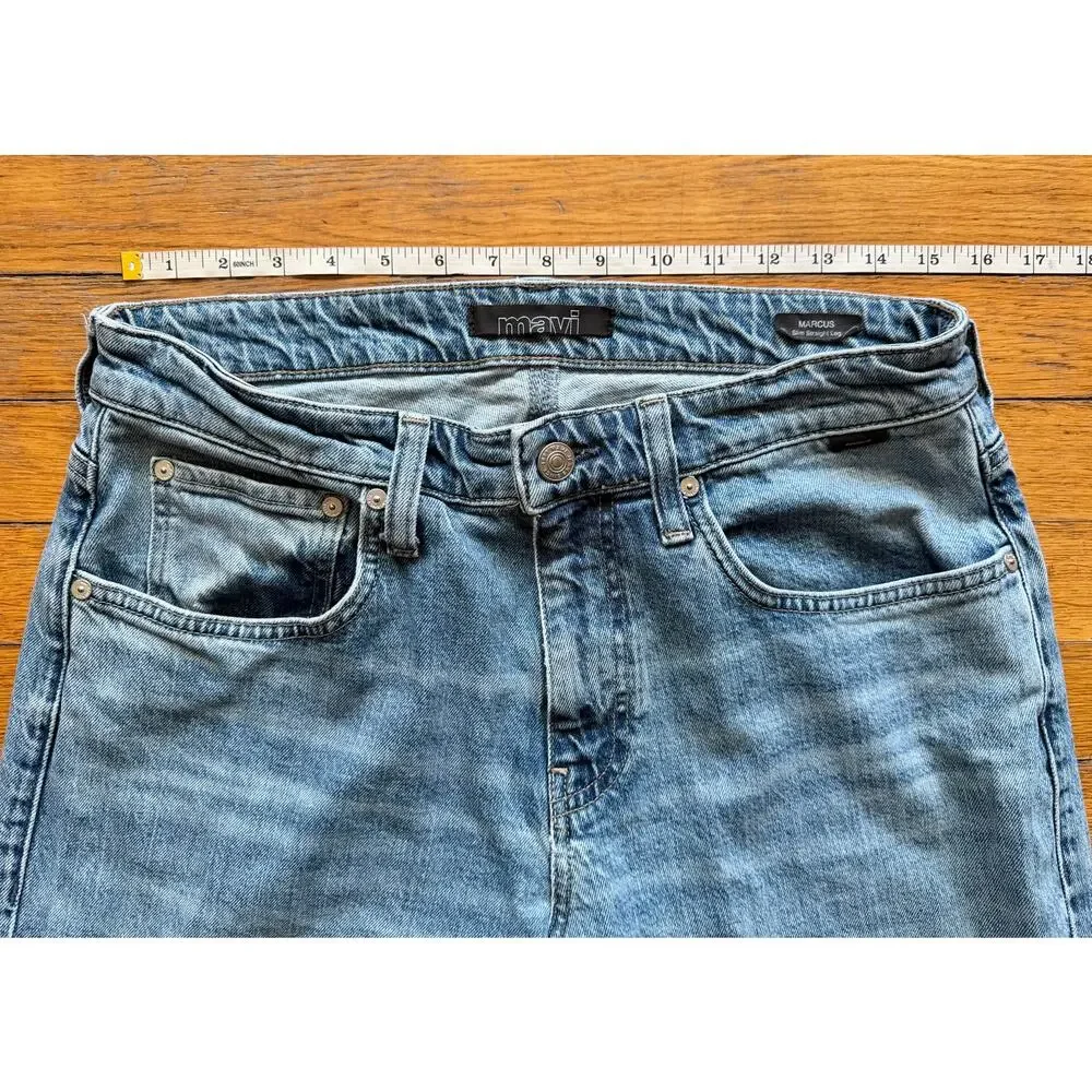 MAVI 'Marcus Slim Straight Leg' Jeans Mens 31/32 (shortened)